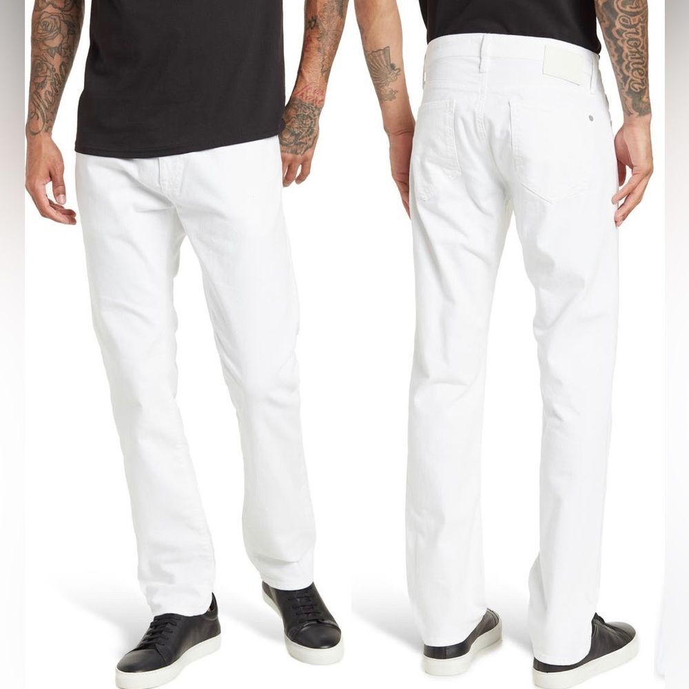 MAVI Jeans Marcus Slim Straight Leg Denim in White Miami Size: W29 L32 NWT